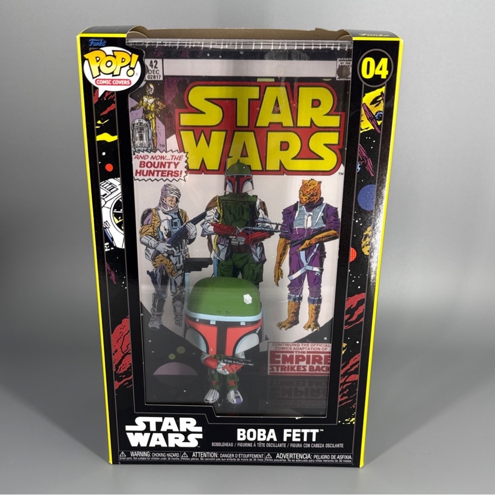 Funko Pop! Comic Cover Star Wars Boba Fett #04 Empire Strikes Back Bobble Head